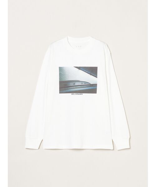 three dots / スリードッツ Tシャツ | 【unisex】Graphic long sleeve tee(W.CATALUNYA)