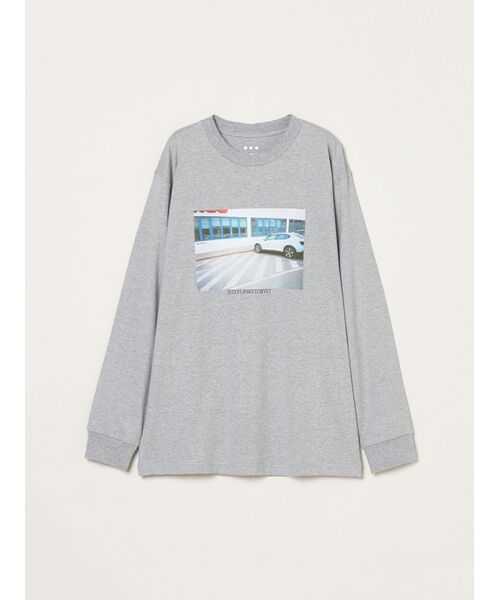 three dots / スリードッツ Tシャツ | 【unisex】Graphic long sleeve tee(G.FLAESKETORBET)