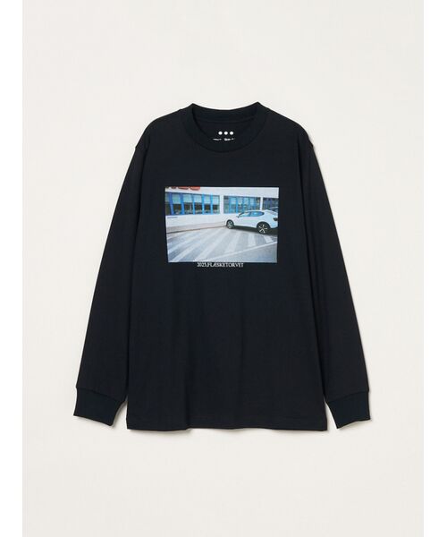 three dots / スリードッツ Tシャツ | 【unisex】Graphic long sleeve tee(B.FLAESKETORBET)