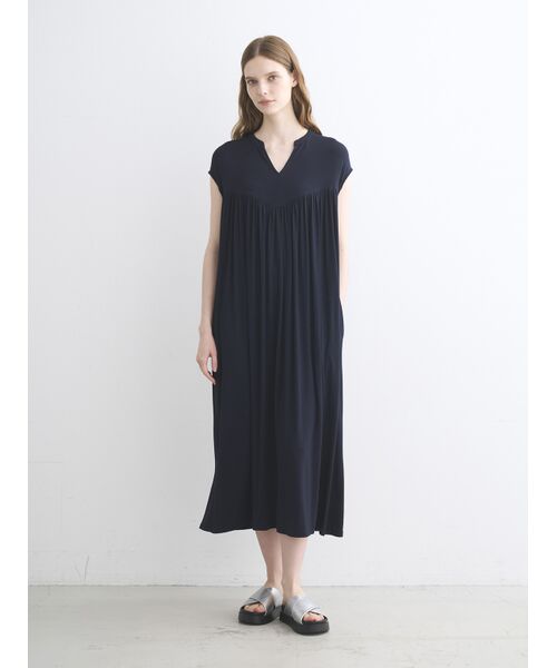 three dots / スリードッツ ドレス | Travel line dress | 詳細6