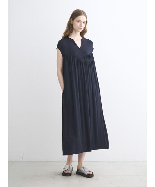three dots / スリードッツ ドレス | Travel line dress | 詳細8
