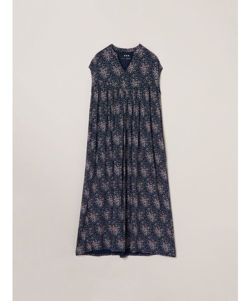 three dots / スリードッツ ドレス | Travel line dress(multi)
