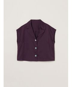 three dots / スリードッツ シャツ・ブラウス | Glossy twill tops