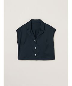 three dots / スリードッツ シャツ・ブラウス | Glossy twill tops