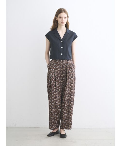three dots / スリードッツ シャツ・ブラウス | Glossy twill tops | 詳細9