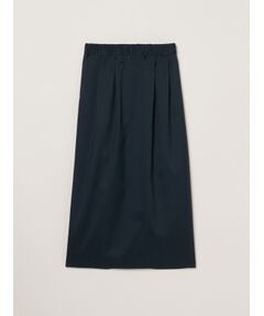 three dots / スリードッツ スカート | Glossy twill skirt