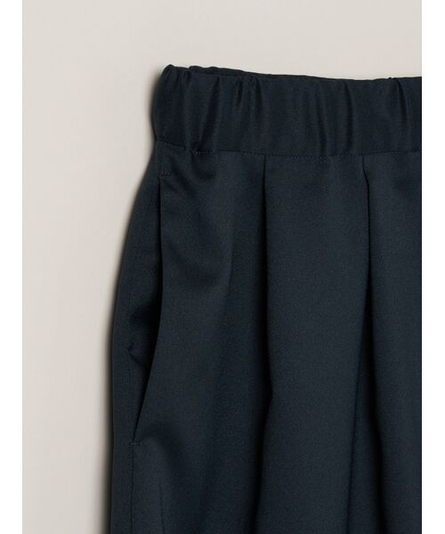 three dots / スリードッツ スカート | Glossy twill skirt | 詳細4