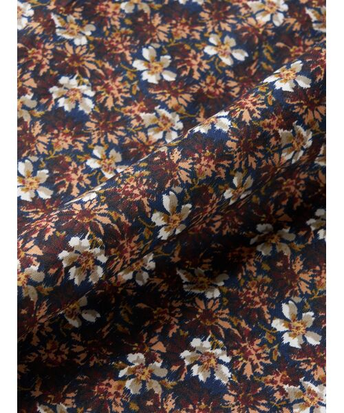 three dots / スリードッツ ドレス | Glossy twill dress | 詳細5