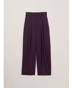 three dots / スリードッツ その他パンツ | Glossy twill pants