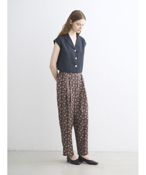 three dots / スリードッツ その他パンツ | Glossy twill pants | 詳細10