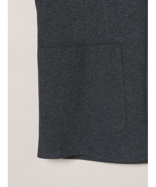 three dots / スリードッツ テーラードジャケット | Men's Stretch ponte jacket | 詳細4