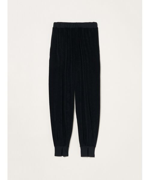 three dots / スリードッツ その他パンツ | Velvet pile jogger pants(black)