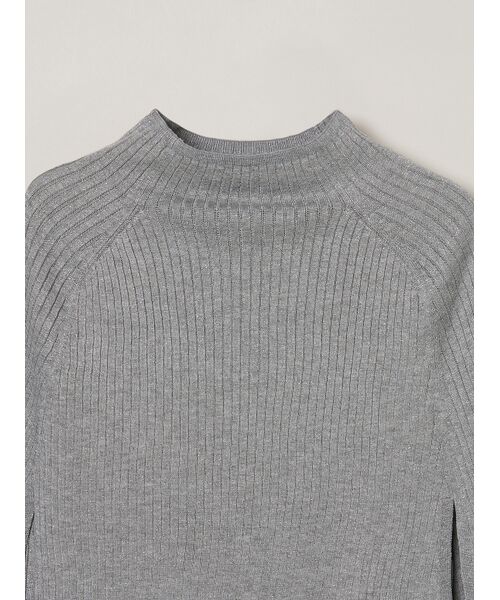 three dots / スリードッツ ニット・セーター | Lurex sweater cape | 詳細2