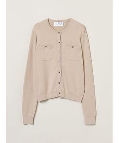 three dots / スリードッツ カーディガン・ボレロ | Air cotton cardigan