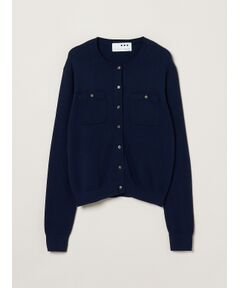 three dots / スリードッツ カーディガン・ボレロ | Air cotton cardigan
