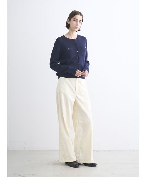 three dots / スリードッツ カーディガン・ボレロ | Air cotton cardigan | 詳細9
