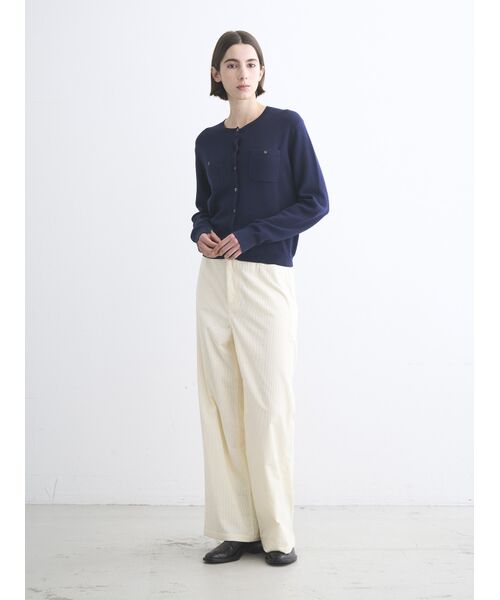 three dots / スリードッツ カーディガン・ボレロ | Air cotton cardigan | 詳細10