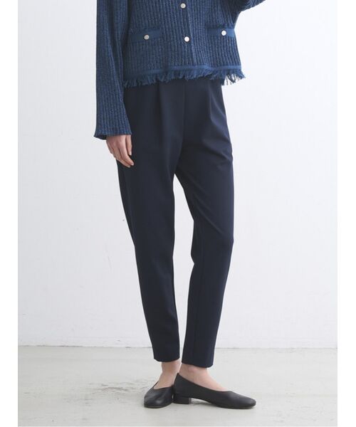 three dots / スリードッツ その他パンツ | Heavy ponti taperd pants | 詳細6