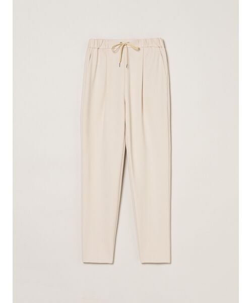 three dots / スリードッツ その他パンツ | Heavy ponti taperd pants(cream)