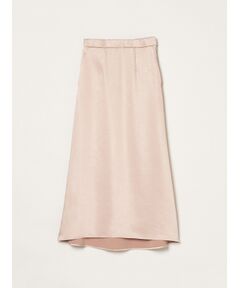 three dots / スリードッツ スカート | Satin skirt