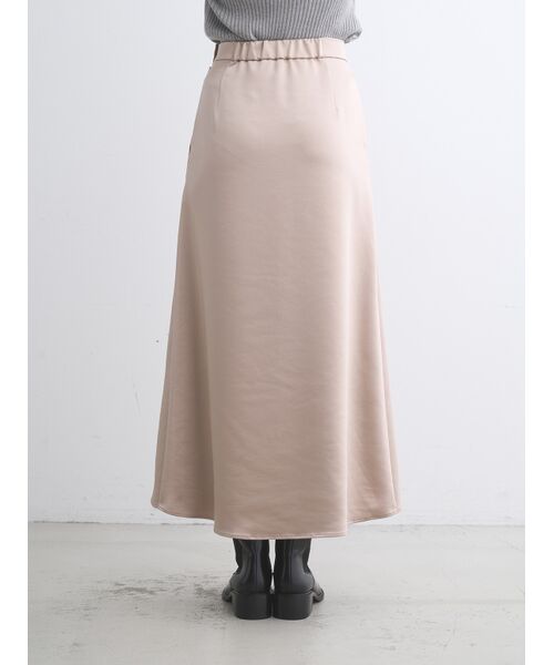 three dots / スリードッツ スカート | Satin skirt | 詳細9