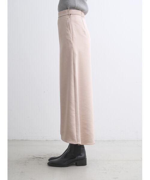 three dots / スリードッツ スカート | Satin skirt | 詳細10
