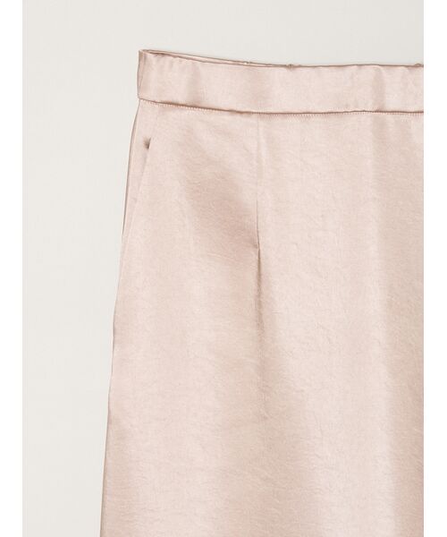 three dots / スリードッツ スカート | Satin skirt | 詳細3
