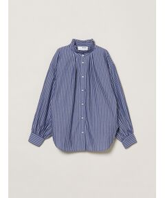 three dots / スリードッツ シャツ・ブラウス | Washed cotton gather shirt