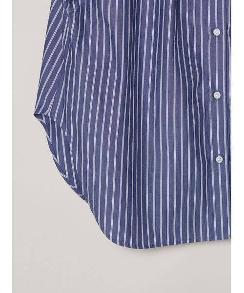 three dots / スリードッツ シャツ・ブラウス | Washed cotton gather shirt | 詳細4