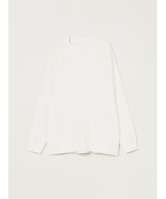three dots / スリードッツ パーカー | Men's Velvet pile cocoon sweat