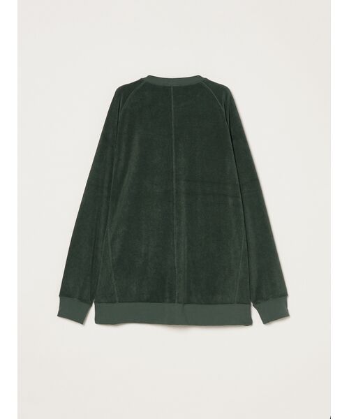 three dots / スリードッツ パーカー | Men's Velvet pile cocoon sweat | 詳細1