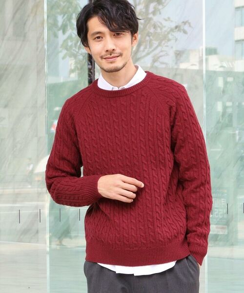 セール Web限定 洗えるケーブルクルーネックニット ニット セーター Tk Takeo Kikuchi ティーケー タケオキクチ ファッション通販 タカシマヤファッションスクエア
