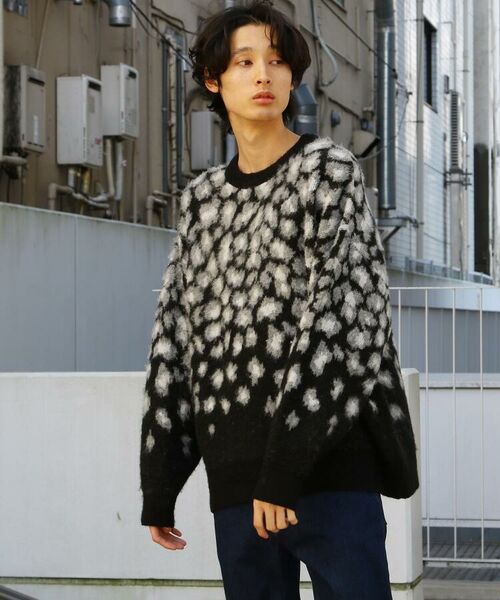 セール スーパービッグ レオパード柄シャギーニット ニット セーター Tk Takeo Kikuchi ティーケー タケオキクチ ファッション通販 タカシマヤファッションスクエア