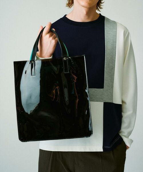 セール クリア切り替えフラットトートバッグ トートバッグ Tk Takeo Kikuchi ティーケー タケオキクチ ファッション通販 タカシマヤファッションスクエア