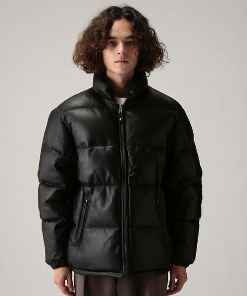 極美品】Schott×tk.TAKEO KIKUCHI レザーダウン XL-