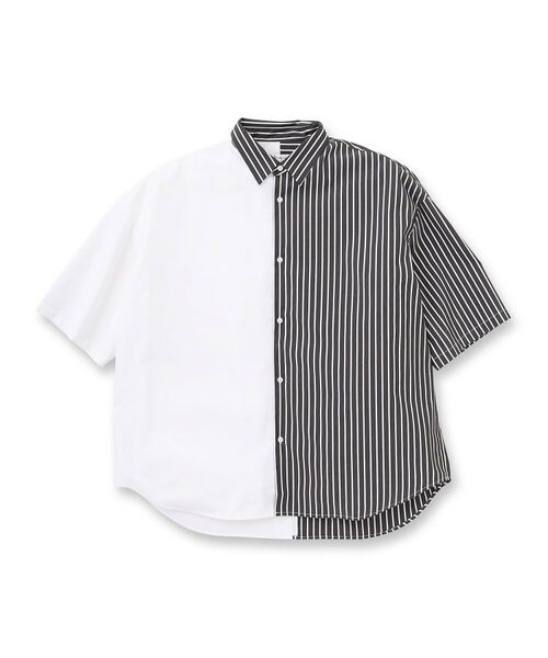 tk.TAKEO KIKUCHI / ティーケー タケオキクチ Tシャツ | TRレギュラーカラー半袖シャツ | 詳細1