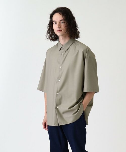 tk.TAKEO KIKUCHI / ティーケー タケオキクチ Tシャツ | TRレギュラーカラー半袖シャツ | 詳細15