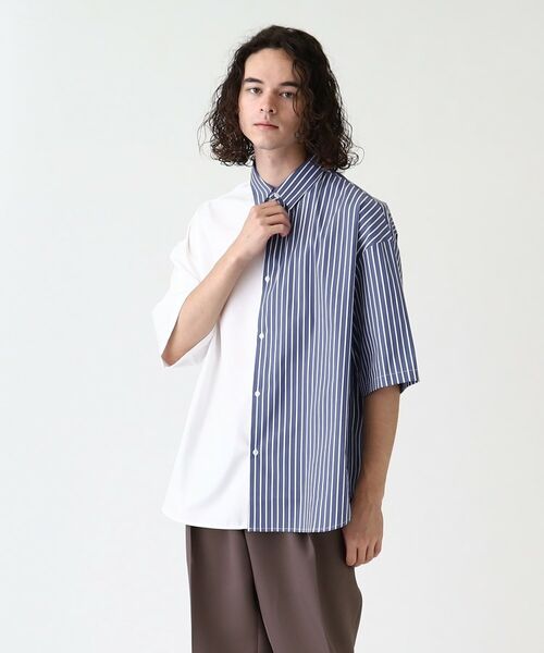 tk.TAKEO KIKUCHI / ティーケー タケオキクチ Tシャツ | TRレギュラーカラー半袖シャツ | 詳細18