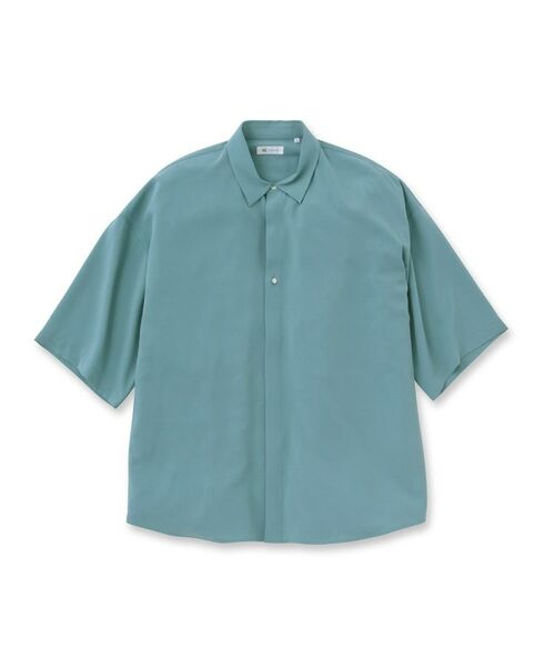 tk.TAKEO KIKUCHI / ティーケー タケオキクチ Tシャツ | なめらかバックボタン半袖シャツ | 詳細1