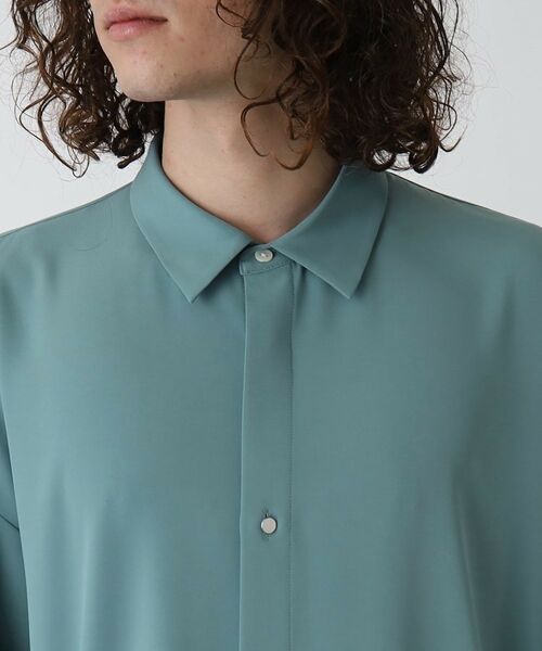 tk.TAKEO KIKUCHI / ティーケー タケオキクチ Tシャツ | なめらかバックボタン半袖シャツ | 詳細5