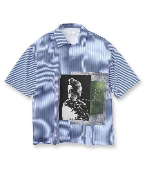 tk.TAKEO KIKUCHI / ティーケー タケオキクチ Tシャツ | ネガポートレートシャツ | 詳細1