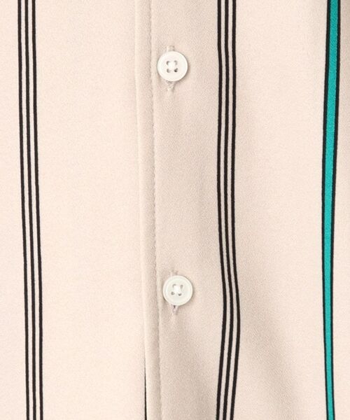 tk.TAKEO KIKUCHI / ティーケー タケオキクチ Tシャツ | ストライプ半袖開襟シャツ | 詳細12