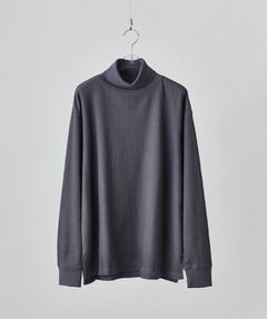 【WEB限定】ワッフルクルーネック&タートルネックカットソー