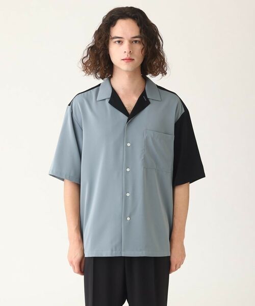 tk.TAKEO KIKUCHI / ティーケー タケオキクチ Tシャツ | スイッチオープンカラーシャツ | 詳細1