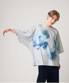 ボカシフラワームササビドルマンTシャツ