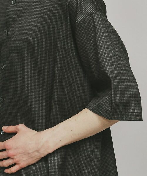 tk.TAKEO KIKUCHI / ティーケー タケオキクチ Tシャツ | ジョーゼット柄半袖シャツ | 詳細6