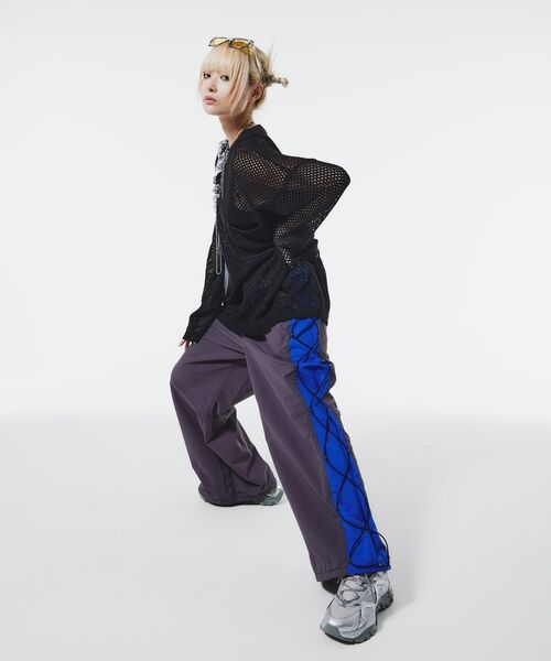 tk.TAKEO KIKUCHI / ティーケー タケオキクチ パンツ | K'Project by Aoi Nylon washer Training Pants | 詳細30