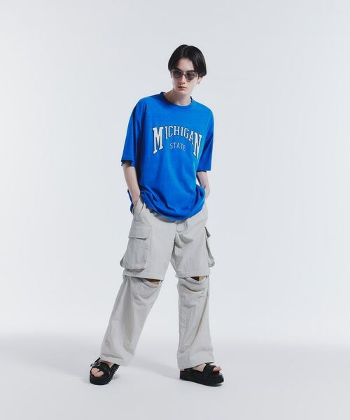 tk.TAKEO KIKUCHI / ティーケー タケオキクチ Tシャツ | ピグメントカレッジTシャツ | 詳細28