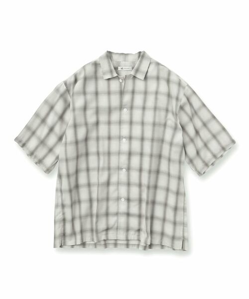 tk.TAKEO KIKUCHI / ティーケー タケオキクチ Tシャツ | オンブレチェックシャツ | 詳細1