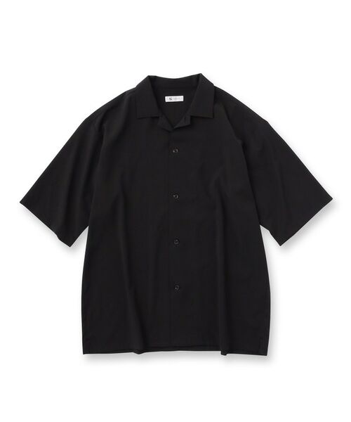 tk.TAKEO KIKUCHI / ティーケー タケオキクチ Tシャツ | サラエアリーオープンカラー2WAYシャツ | 詳細1